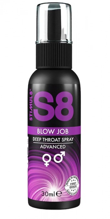 Лубрикант для орального секса S8 Deep Throat Spray - 30 мл. - Stimul8 - купить с доставкой в Кургане