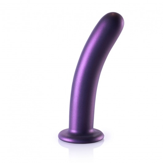 Фиолетовый фаллоимитатор Smooth G-Spot - 17,7 см. - Shots Media BV