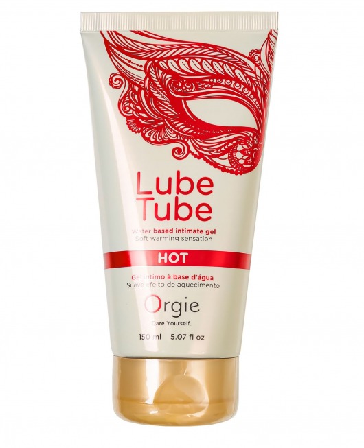 Интимный гель на водной основе Lube Tube Hot с разогревающим эффектом - 150 мл. - ORGIE - купить с доставкой в Кургане