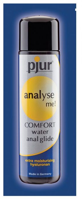 Анальный лубрикант pjur ANALYSE ME Comfort Water Anal Glide - 2 мл. - Pjur - купить с доставкой в Кургане