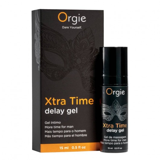 Продлевающий гель Orgie Xtra Time Delay Gel - 15 мл. - ORGIE - купить с доставкой в Кургане