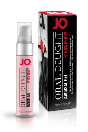 Клубничный лубрикант для оральных ласк Oral Delight Strawberry Sensation - 30 мл. - System JO - купить с доставкой в Кургане