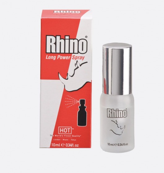 Пролонгирующий спрей для мужчин Rhino - 10 мл. - HOT - купить с доставкой в Кургане