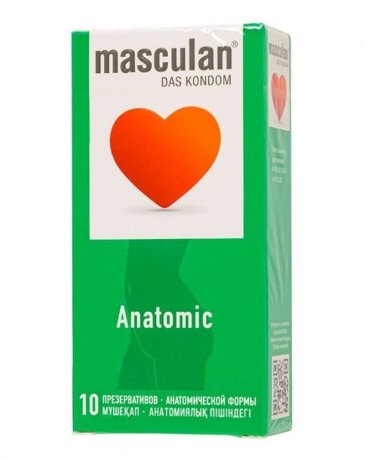 Презервативы анатомической формы Masculan Anatomic - 10 шт. - Masculan - купить с доставкой в Кургане