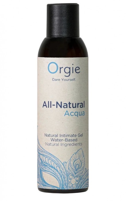 Интимный гель на водной основе Orgie All-Natural Acqua - 150 мл. - ORGIE - купить с доставкой в Кургане