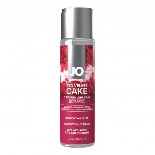 Лубрикант на водной основе JO H2O Red Velvet Cake Flavored Lubricant - 60 мл. - System JO - купить с доставкой в Кургане