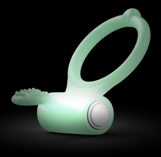 Светящееся в темноте эрекционное виброкольцо Power Clit - Dorcel - в Кургане купить с доставкой