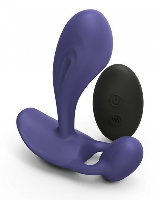 Темно-синий вибромассажер Witty P G Vibrator with Remote Control - Love to Love - в Кургане купить с доставкой