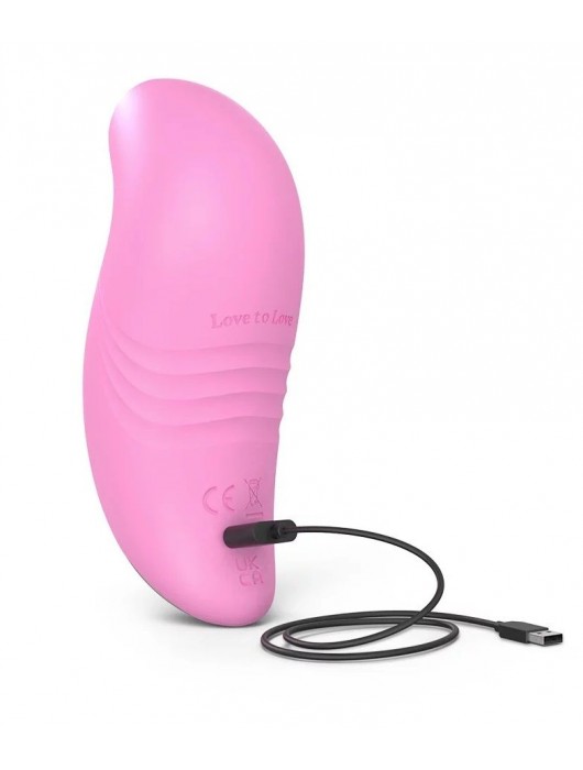 Розовый вакуум-волновой стимулятор Believer - Love to Love