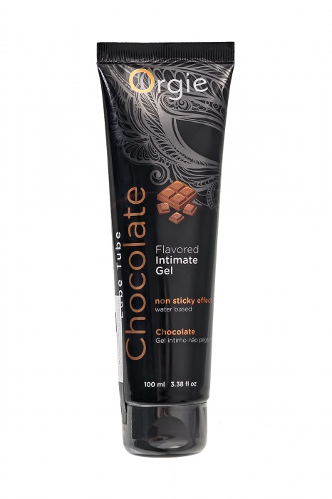 Интимный гель на водной основе Lube Tube Chocolate с шоколадным вкусом - 100 мл. - ORGIE - купить с доставкой в Кургане