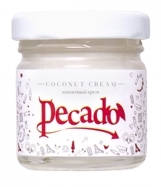 Массажная свеча Сoconut Cream - 35 мл. - Pecado - купить с доставкой в Кургане