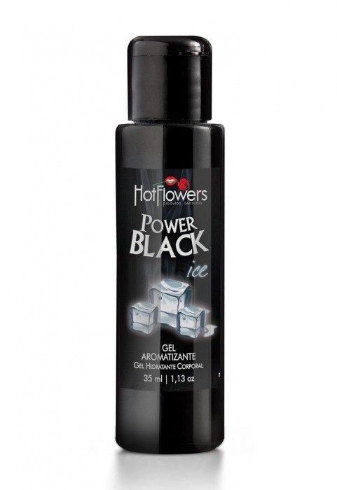 Стимулирующий гель для массажа Power Black - 35 мл. - HotFlowers - купить с доставкой в Кургане