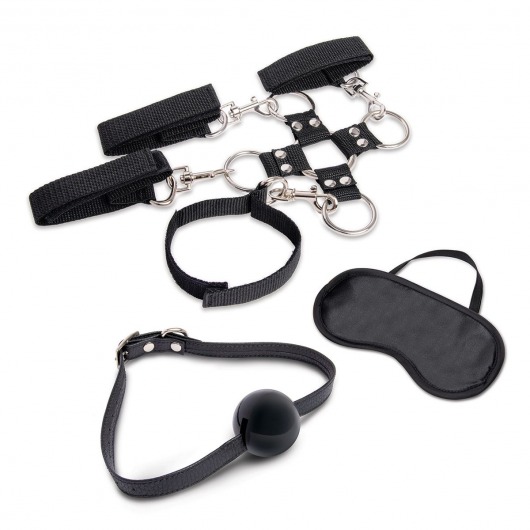 Набор для фиксации из 7 предметов Hogtie   Ball Gag Kit - Lux Fetish - купить с доставкой в Кургане