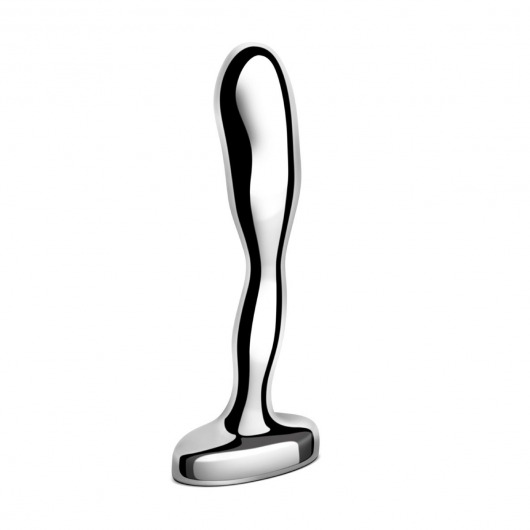 Стальной стимулятор простаты Stainless Steel Prostate Plug - 11,5 см. - b-Vibe - в Кургане купить с доставкой