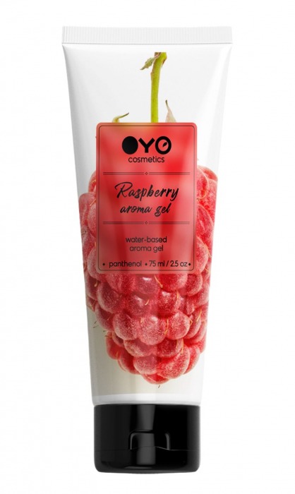 Лубрикант на водной основе OYO Aroma Gel Raspberry с ароматом малины - 75 мл. - OYO - купить с доставкой в Кургане