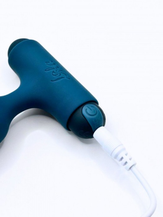Бирюзовая анальная пробка с перезаряжаемой вибропулей Splendor 2.0 - 12,1 см. - Lola Games