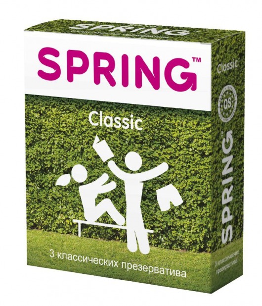 Классические презервативы SPRING CLASSIC - 3 шт. - SPRING - купить с доставкой в Кургане