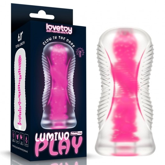 Светящийся в темноте мастурбатор 6.0 Lumino Play Masturbator - Lovetoy - в Кургане купить с доставкой