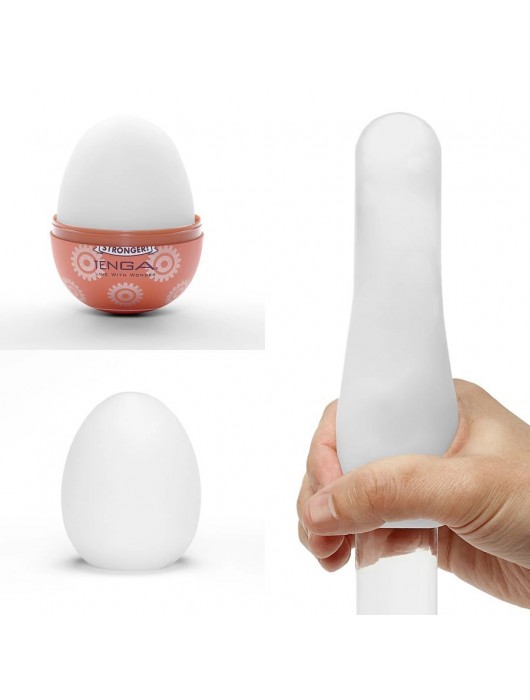 Мастурбатор-яйцо Tenga Egg Gear - Tenga - в Кургане купить с доставкой