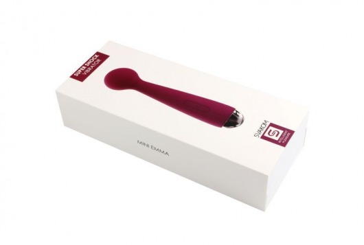 Фиолетовый вибростимулятор Mini Emma с гнущейся головкой-шаром - 16,5 см. - Svakom