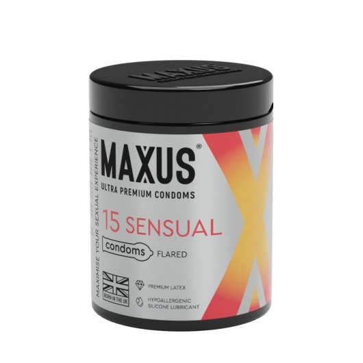 Анатомические презервативы MAXUS Sensual - 15 шт. - Maxus - купить с доставкой в Кургане