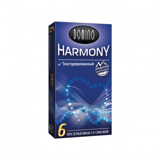 Текстурированные презервативы Domino Harmony - 6 шт. - Domino - купить с доставкой в Кургане