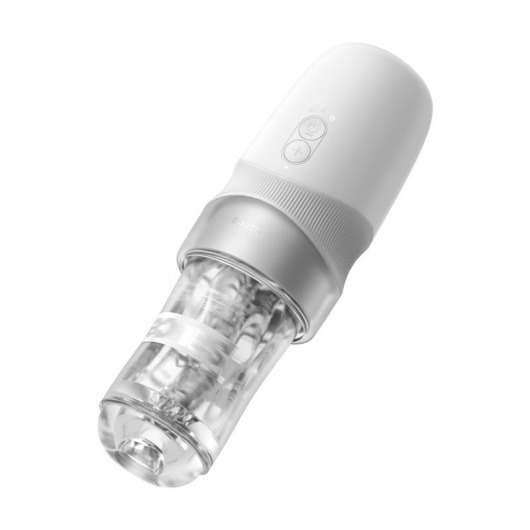 Белый автоматический мастурбатор Extra Sauce - Sauce - в Кургане купить с доставкой