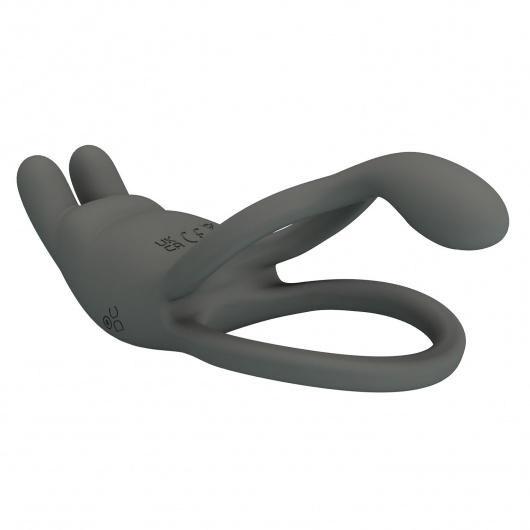 Серое эрекционное виброкольцо Dwayne - Baile - в Кургане купить с доставкой