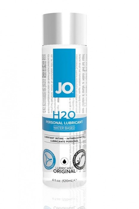 Нейтральный лубрикант на водной основе JO Personal Lubricant H2O - 120 мл. - System JO - купить с доставкой в Кургане