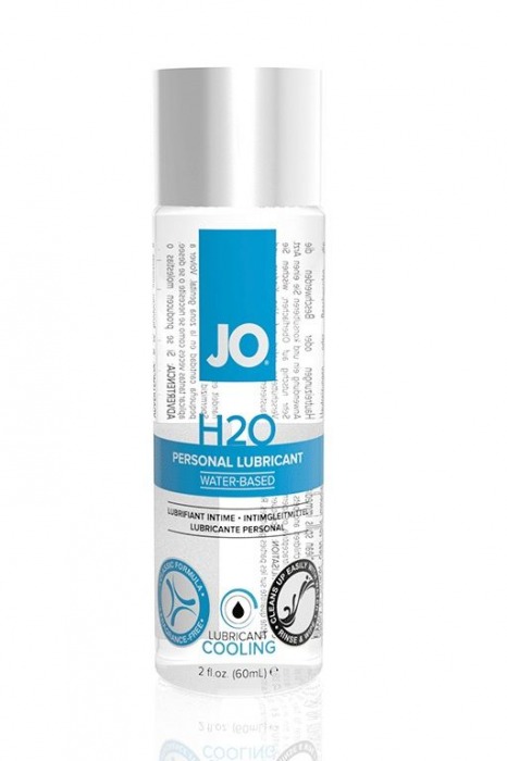 Охлаждающий лубрикант на водной основе JO Personal Lubricant H2O COOLING - 60 мл. - System JO - купить с доставкой в Кургане