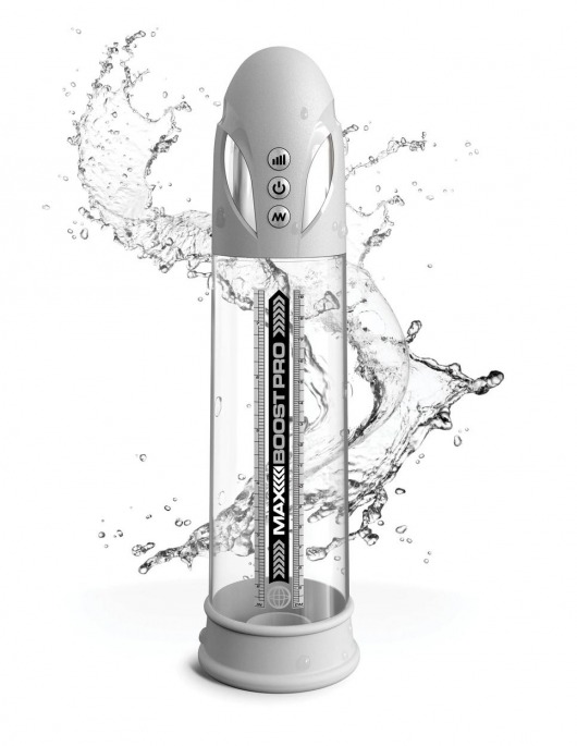 Белая вакуумная автоматическая помпа Max Boost Pro Flow - Pipedream - в Кургане купить с доставкой