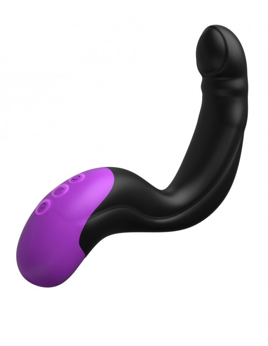 Черно-фиолетовый вибромассажёр простаты Hyper-Pulse P-Spot Massager - Pipedream - в Кургане купить с доставкой