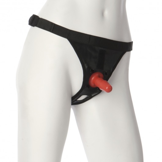 Трусики со штырьком для фиксации насадок Ultra Harness with Plug - Doc Johnson - купить с доставкой в Кургане