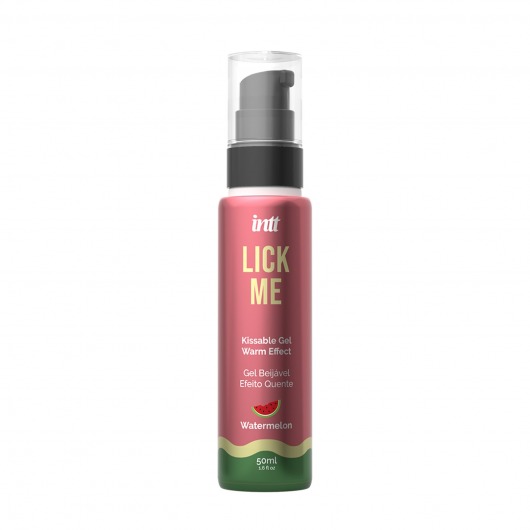 Гель Lick Me с согревающим эффектом и ароматом арбуза - 50 мл. - INTT - купить с доставкой в Кургане