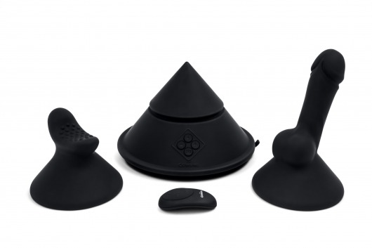 Конусный вибромассажер Cowgirl Cone с 2 насадками - CowGirl - купить с доставкой в Кургане