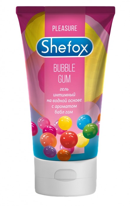 Интимная гель-смазка Shefox «Бабл гам» - 50 мл. - Shefox - купить с доставкой в Кургане