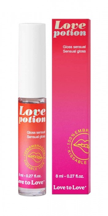 Возбуждающий блеск для губ Love Potion - 8 мл. - Love to Love - купить с доставкой в Кургане