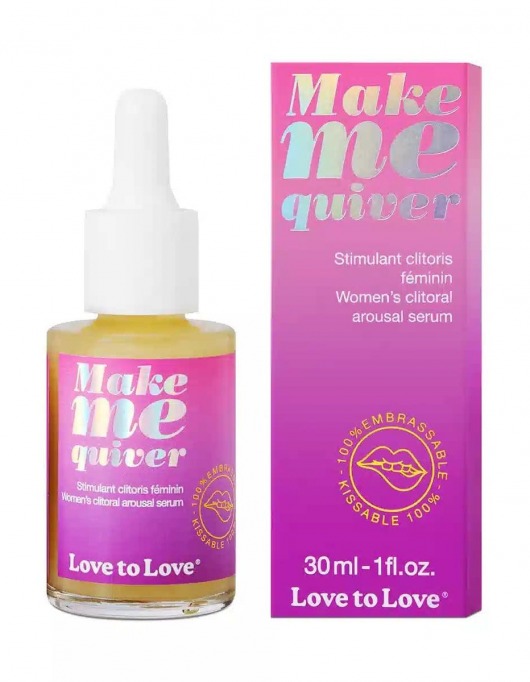 Возбуждающие капли для клитора Make Me Quiver - 30 мл. - Love to Love - купить с доставкой в Кургане