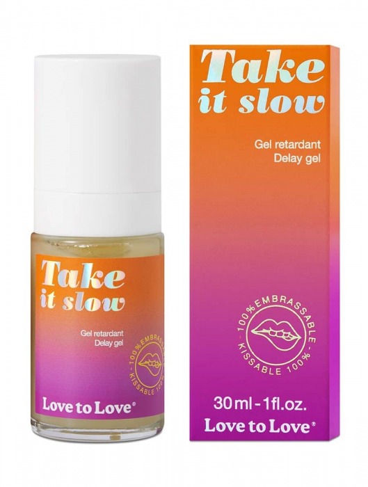 Пролонгирующий гель для мужчин Take It Slow - 30 мл. - Love to Love - купить с доставкой в Кургане