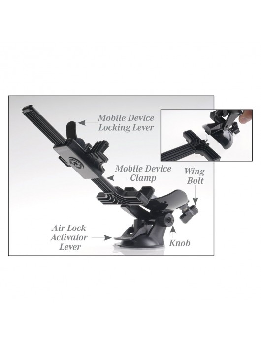 Перезаряжаемый мастурбатор-вагина с держателем для мобильных устройств Extreme Toyz Me - Pipedream - в Кургане купить с доставкой
