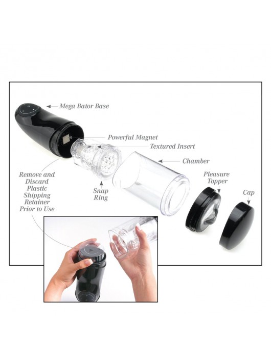 Перезаряжаемый мастурбатор-вагина с держателем для мобильных устройств Extreme Toyz Me - Pipedream - в Кургане купить с доставкой