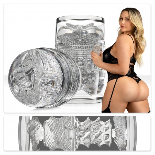 Прозрачный двусторонний мастурбатор Fleshlight Quickshot Mia Malkova - Fleshlight - в Кургане купить с доставкой