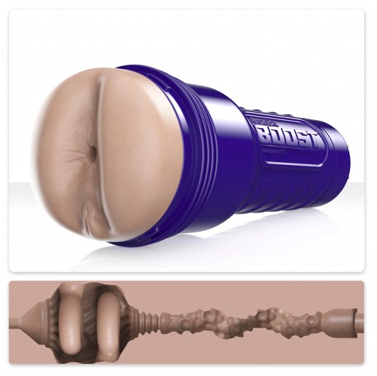 Телесный мастурбатор-анус Fleshlight Boost Blast Female - Fleshlight - в Кургане купить с доставкой