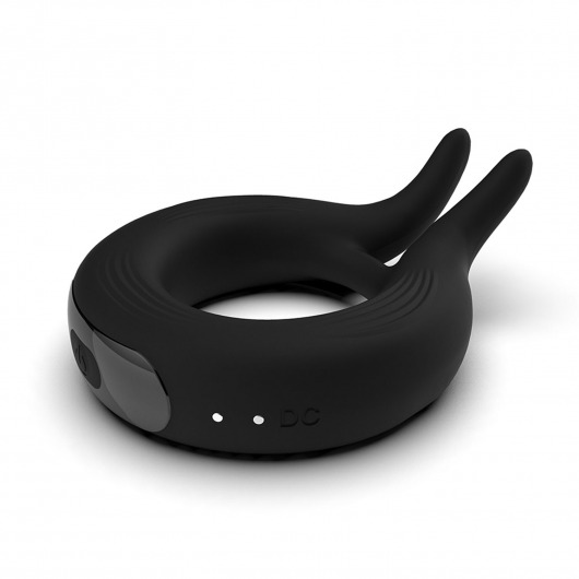 Черное эрекционное кольцо Marry Me Rechargeable Vibrating Cockring - Adrien Lastic - в Кургане купить с доставкой