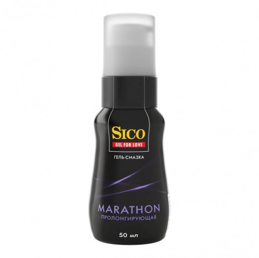 Пролонгирующая гель-смазка Sico Marathon - 50 мл. - Sico - купить с доставкой в Кургане