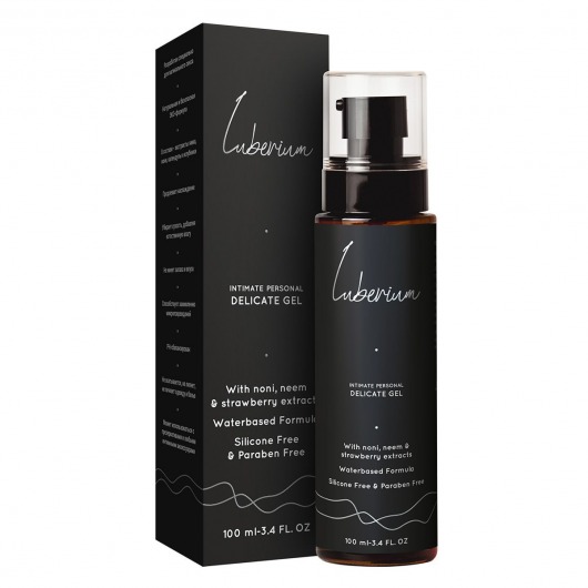 Интимный гель с экстрактами нони, нима и клубники Luberium Delicate Waterbased - 100 мл. - Luberium - купить с доставкой в Кургане