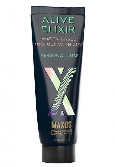 Интимный гель на водной основе MAXUS Alive Elixir - 75 мл. - Maxus - купить с доставкой в Кургане