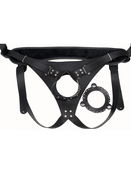 Пояс Hard Brutal для больших насадок - LOVETOY (А-Полимер) - купить с доставкой в Кургане