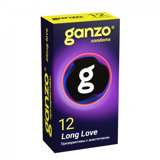 Презервативы с анестетиком для продления удовольствия Ganzo Long Love - 12 шт. - Ganzo - купить с доставкой в Кургане