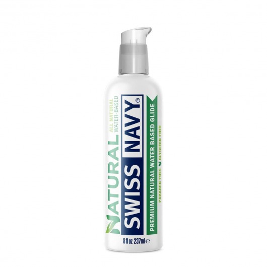 Лубрикант на водной основе All Natural - 237 мл. - Swiss navy - купить с доставкой в Кургане